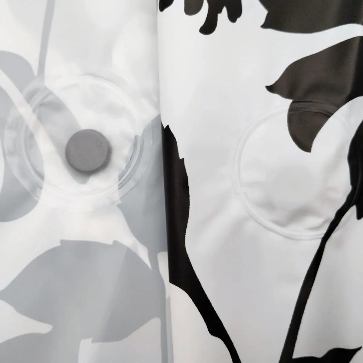 Midnight Bloom PEVA Shower Curtain