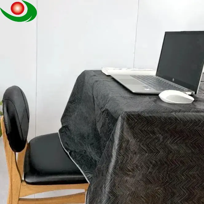 PEVA Tablecloth with Flannel Backing Waterproof Oil-Proof Plastic Table Cloth Stain-Resistant Wipeable Rectangle or Square Table Cover for Indoor and Outdoor