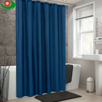 Waterproof Fabric Shower Curtain Liner  - Soft Hotel Quality Cloth Shower Liner
