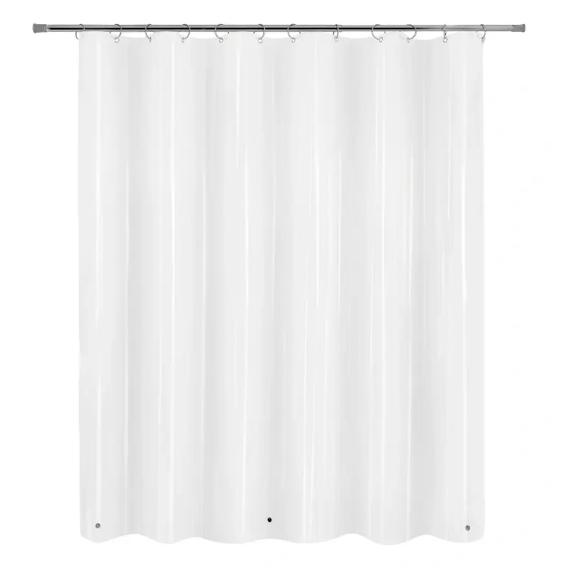 Transparent PEVA Shower Curtain