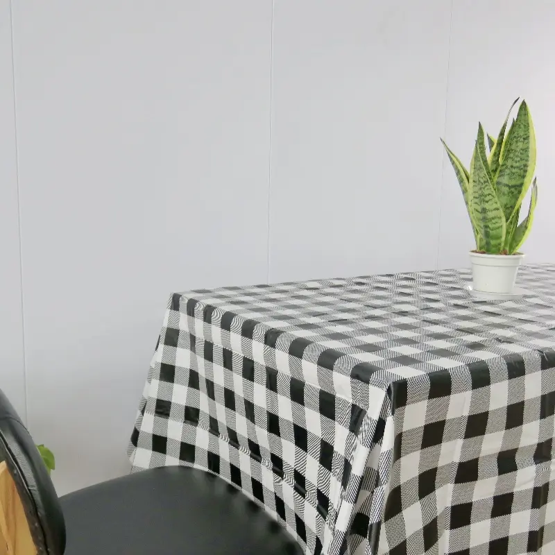 Buffalo Plaid Flannel Backed Vinyl Tablecloth