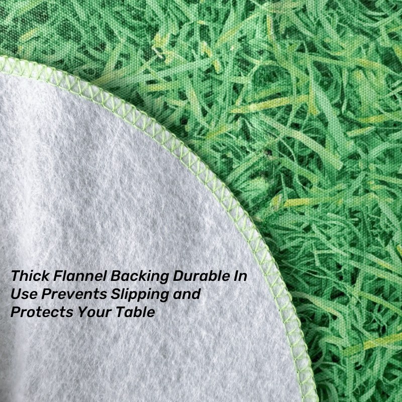 Green Meadow Vinyl Tablecloth 