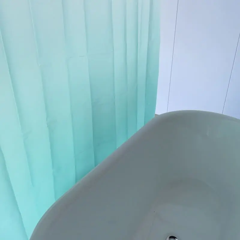 Elegant Ombre Vinyl Shower Curtain