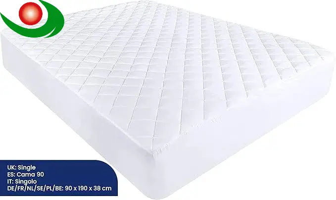 Vinyl Mattress Protector with Elastic Fitted Design