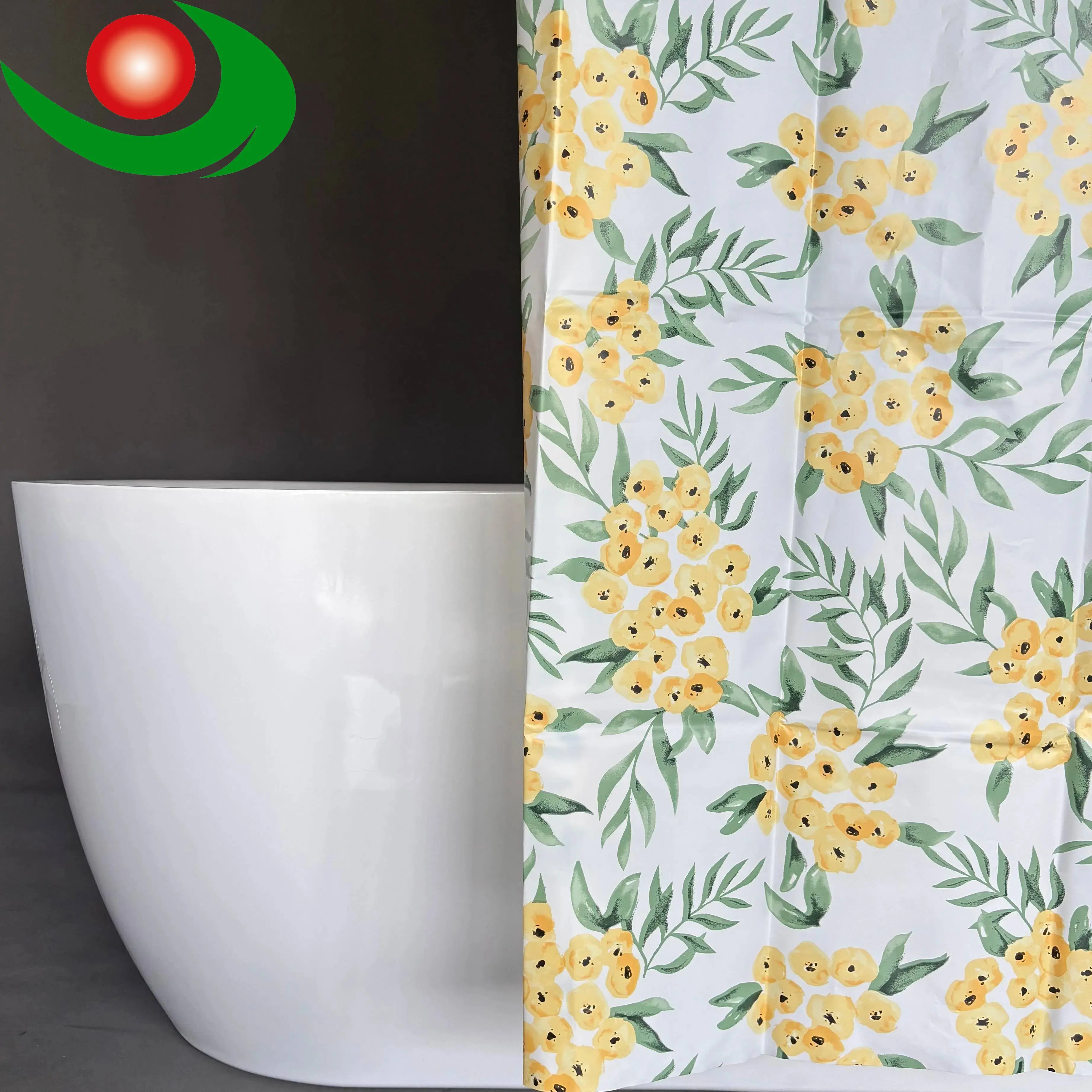 Nature-Inspired PEVA Shower Curtain