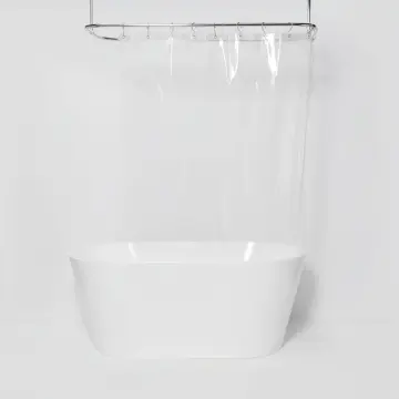 Transparent PEVA Shower Curtain