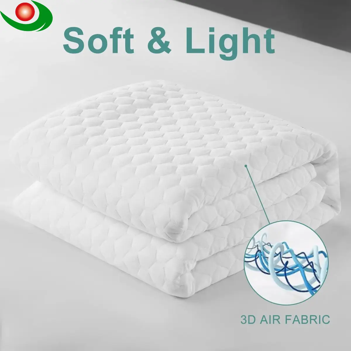 Vinyl Mattress Protector with Elastic Fitted Design