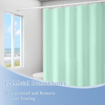 Custome Shower Curtain Waterproof Plastic Shower Curtain High Quality PEVA