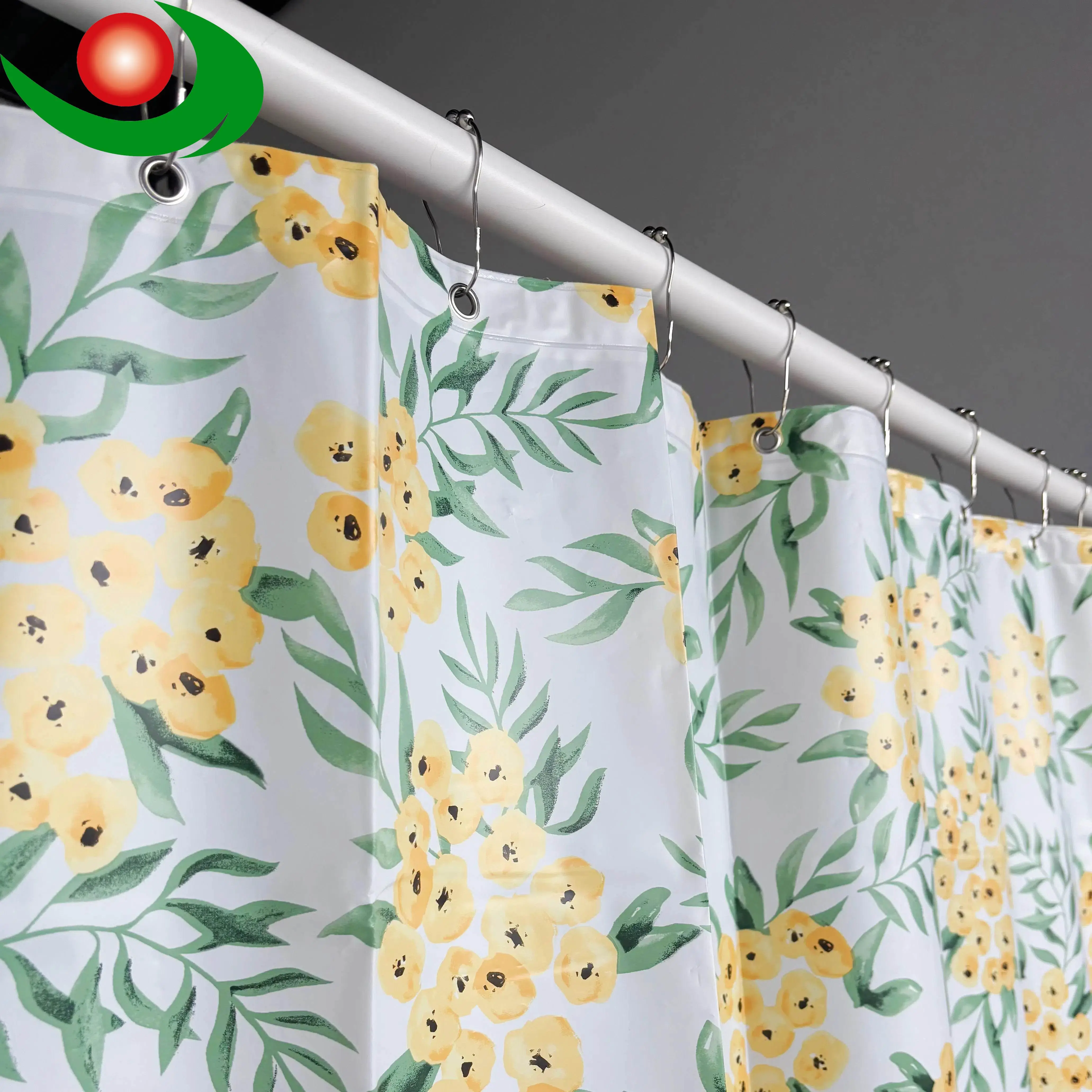 Nature-Inspired PEVA Shower Curtain