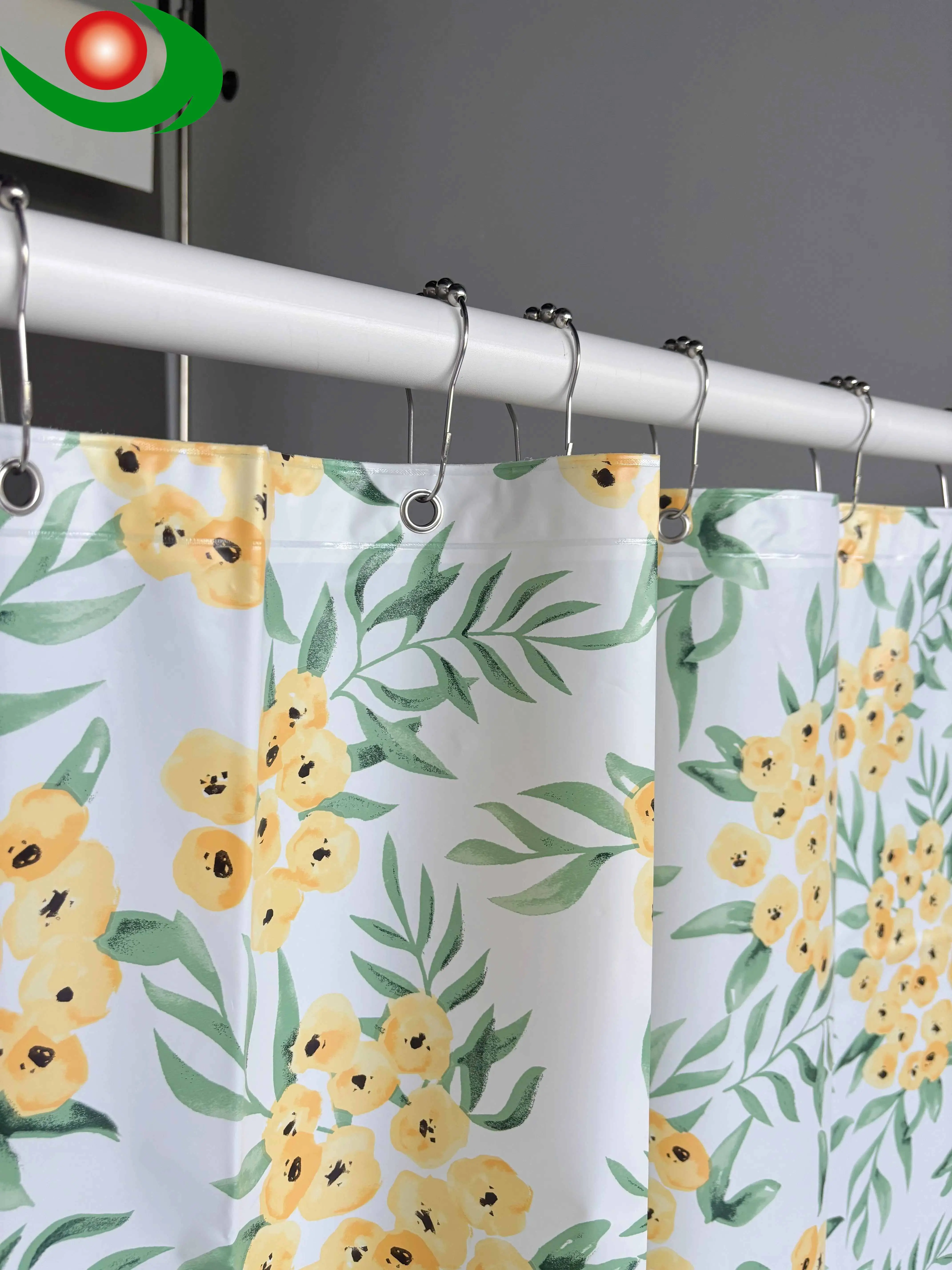 Nature-Inspired PEVA Shower Curtain