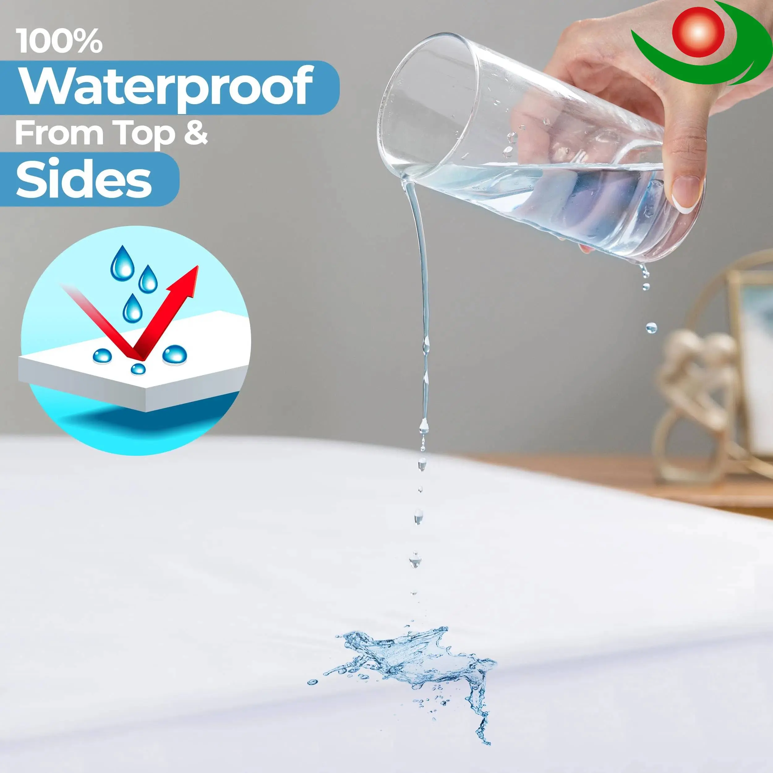 Soft Vinyl Mattress Protector Queen Size