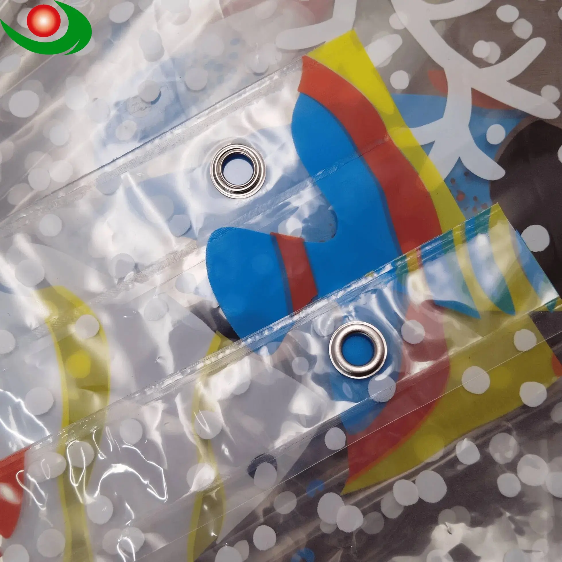 Ocean Theme PEVA Shower Curtain