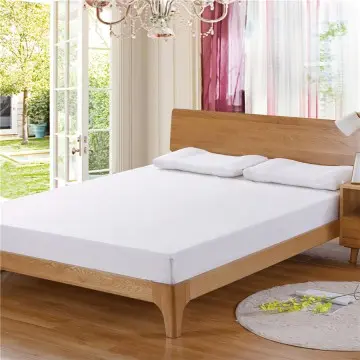 Full Size Waterproof Mattress Cover Breathable Noiseless Full Mattress Protector